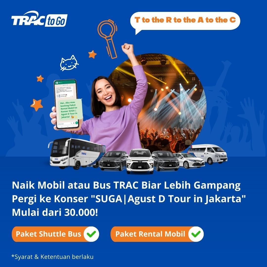 Pergi ke Konser Agust D Tour Indonesia Pakai TRAC Mulai Dari Rp 30 Ribu