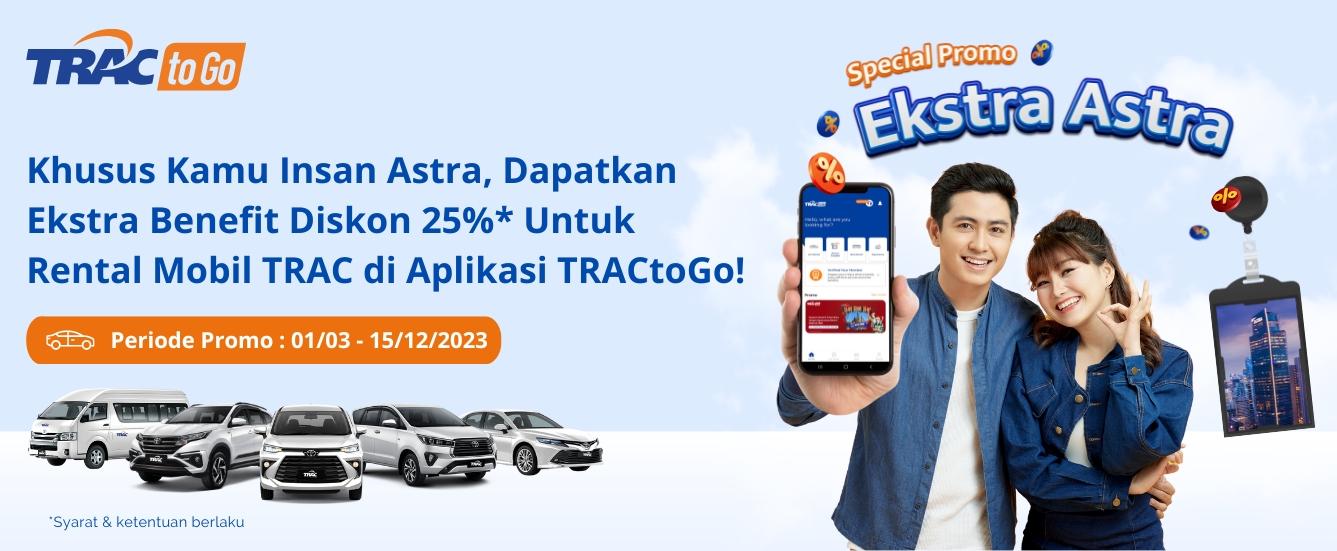 Promo Ekstra Khusus Karyawan Astra, Rental Mobil Diskon 25%