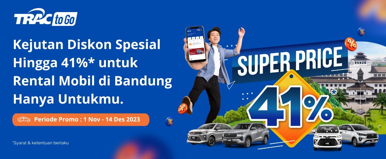 Super Price : Rental Mobil Bandung Diskon 41 Persen