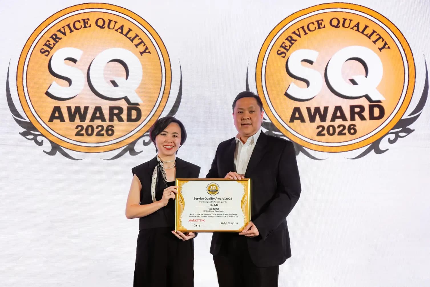 Predikat Diamond ke-16 TRAC di Service Quality Award 2026